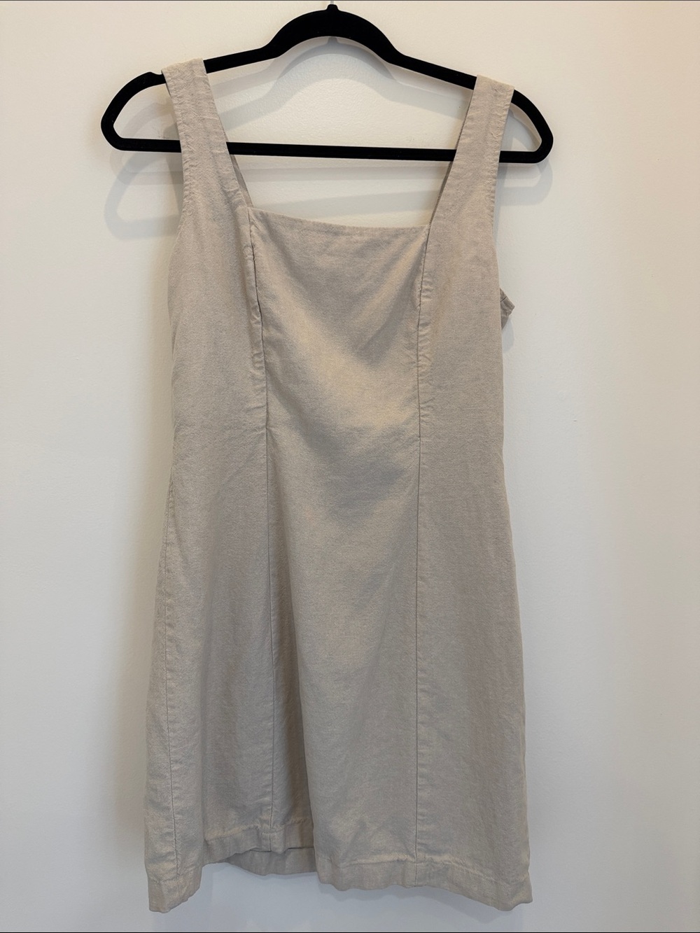 Old Navy Cream Square-Neck Mini Dress